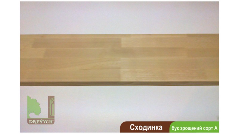Сходинка з зрощеного бука сорт А 1000*300*40